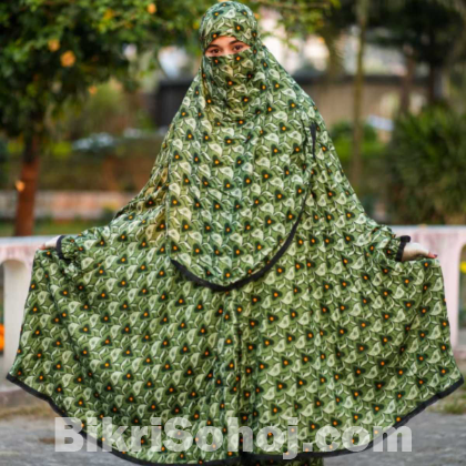 Elegant Palazzo long Khimar Full Set premium quality